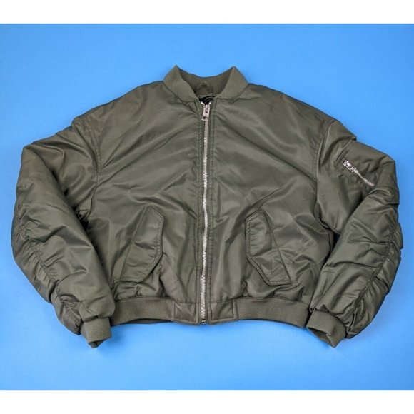 Zara Jackets & Coats Zara Basic Womens Bomber Jacket Coat Full Zip